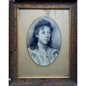 "young Girl" By Louis Paul ...1904...beziers