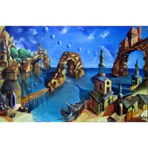 “fantastic Landscape” By Stephane ...1996