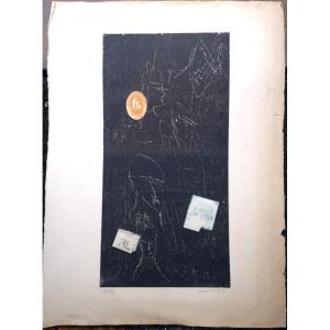 "untitled" Lithograph By Zvi Milshtein