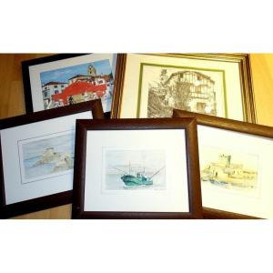 Lot "basque Country" St Jean De Luz, Socoa..watercolors And Prints