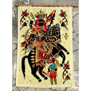 "ahmed 1st Bey" ...tapestry.... Tunis ...1979
