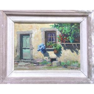 “flower Entrance” By Paul Maudonnet Around 1950/60