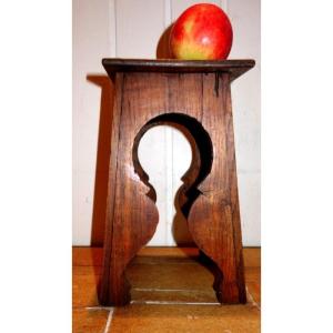 “small Sellette” In Oak Around 1900/1920