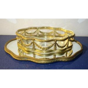 "table Center" On Its Mirror Tray.. Late 19th Century