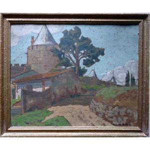 "carcassonne" By Paul André Faury Around 1920/30