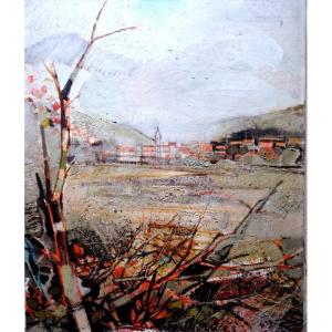 "vetheuil" By Claude Grosperrin Around 1970