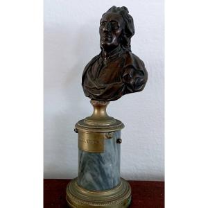 "john Milton" English Poet...bronze 19th