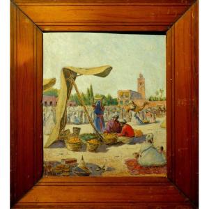 'moroccan Market' By Ch.parent Circa 1930