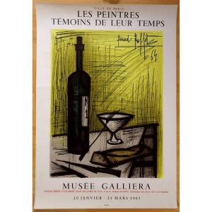 Poster "bernard Buffet" Galliera Museum 1965..mourlot