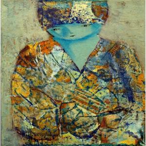 "she Loves Champagne Bubbles" Patricia Maffli 2014