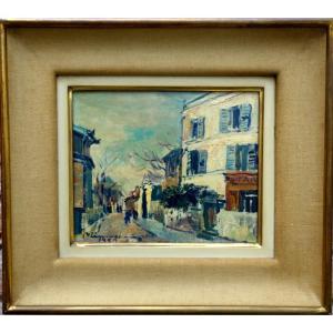 "rue De Montmartre" By René Zimmermann, Paris 1959