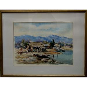 "the Fisherman's Cabin" Louis Lasbouygues ..mediterranean 1970/80