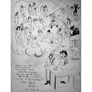 "erotico-humoristic Dream" By Carlos Pradal...1976