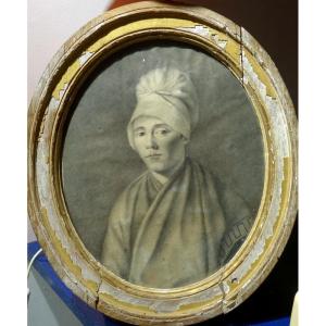 "toinette" Drawing By Alexis Bosc (attr)...1822