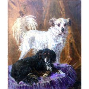 "company Dogs" By Marie Calves Circa 1920