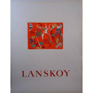 "lanskoy" Lithograph..louis Carre Gallery 1948