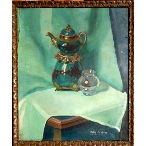 "still Life With Teapot" By Gaby Lalanne Circa 1930