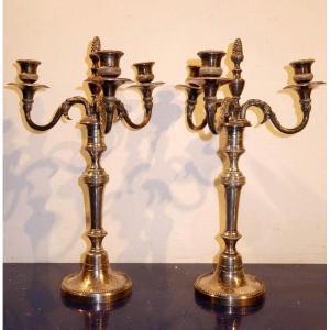 "chandeliers" In Silver Metal ..maison Chrysalia