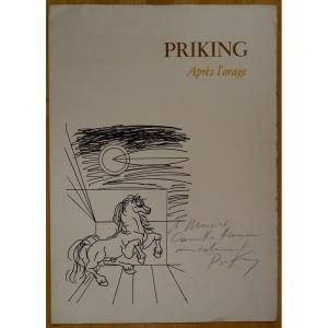 Poster "after The Storm"...signed By Priking With Dedication