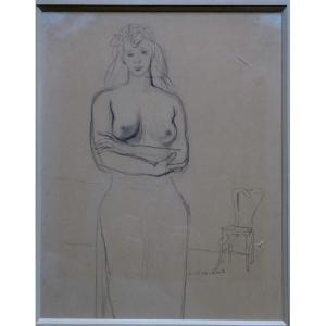 "nude Woman" Drawing By André Marchand