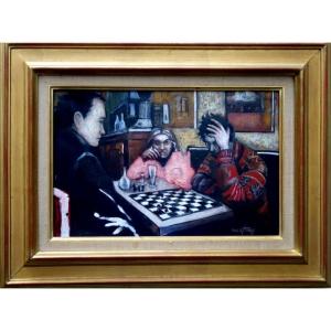 "the Chess Players" By Neil Gittings (american)