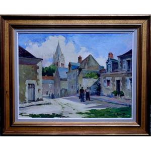 "meung Sur Loire" By Henri Scheaffer Circa 1950/60