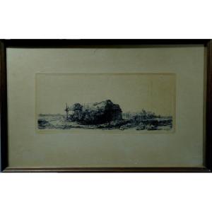 "cottage " By Rembrandt