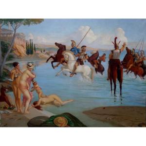 "the Return Of The Cavalry" By André-pierre Lupiac, Circa 1930