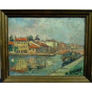 "port St Sauveur" By G.izaure-dezes..toulouse 1945