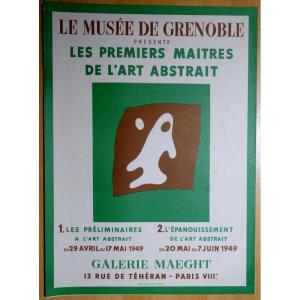 "masters Of Abstract" Genoble, Maeght, Mourlot Museum..1949