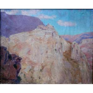 "gourdon In The Sun" Alfred Andrieux ...1921...provence