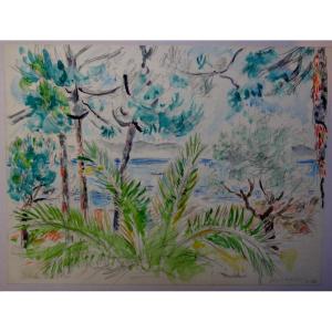 "the Gulf Of Ajaccio" By Charles Cachin ...corsica