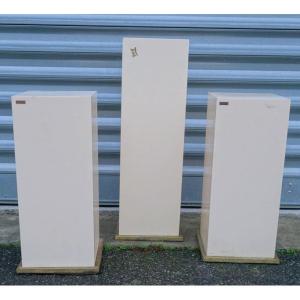 Set Of 3 "side Tables". Eric Maville. Romeo House 1970