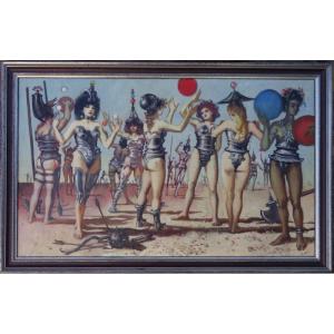 "the Amazons" By Antoine Ribet ...1973