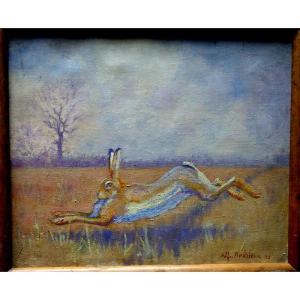 "the Hare" By Alfred Andrieux ...1922