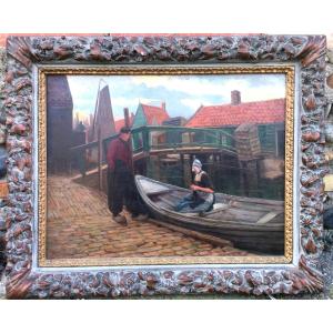 "dutch Romance" By Jules Benoit Levy ..1902