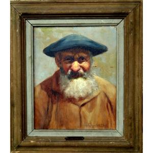 "the Breton Fisherman" By Charles Liebert, Circa 1930
