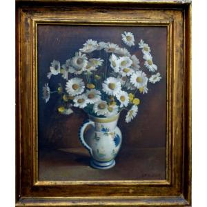 "bouquet Of Daisies" By Steven-paul Robert (switzerland) ....1937