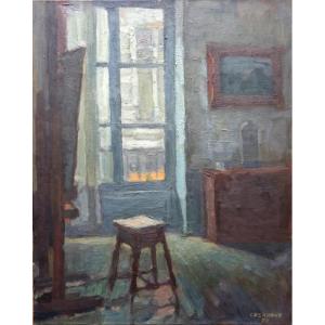 '"painter"s Workshop"...by Raymond Cazanove ...1971