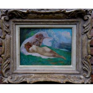 "nude With Angels" ....pierre André Lupiac ..1930
