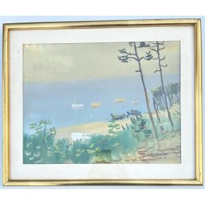 "arcachon" By Jean-gérard Carrere 1960