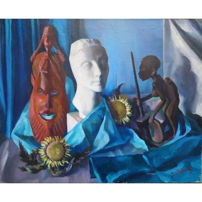 "NEFERTITI" par Jean BILLARD ...1974