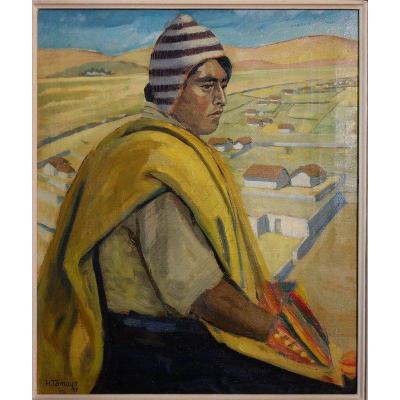 "Profundidad del Altiplano" BOLIVIE ..H.TAMAYO..1948