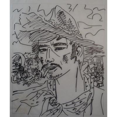 " 3 Dessins" de Gaston LAGORRE vers 1970