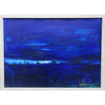 "Horizon ou Mer" par Gerard ECONOMOS vers 1970/80