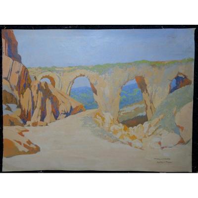 "Aqueduc de Trajan" ITALIE par François de MARLIAVE