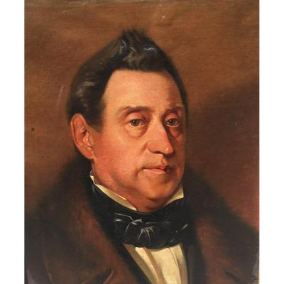"Téte de Banquier " sous Napoléon III ..vers1860