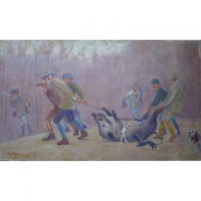 "Derniére Promenade" par Alfred ANDRIEUX ....1922