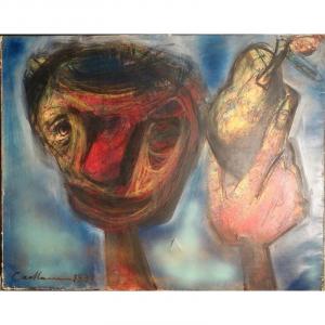 "la Téte Expressioniste" By Rodolphe Caillaux .... 1937