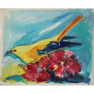 "le Loriot" By Jean Michel Alcoverro Around 1990/2000